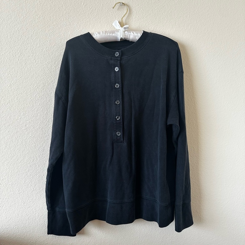 Athleta balance Henley sweatshirt